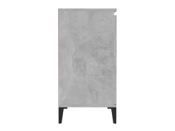 Aparador gris hormigón 60x35x70 cm madera de ingeniería