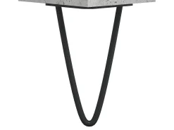 Aparador gris hormigón 104x35x70 cm madera de ingeniería