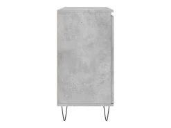 Aparador gris hormigón 104x35x70 cm madera de ingeniería