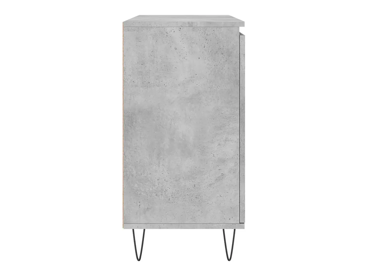 Aparador gris hormigón 104x35x70 cm madera de ingeniería
