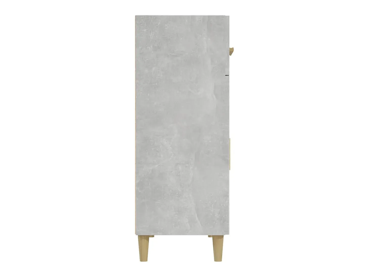 Aparador gris hormigón 69,5x34x89 cm madera de ingeniería