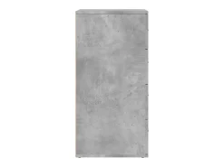 Aparador gris hormigón 60x39x80 cm madera de ingeniería