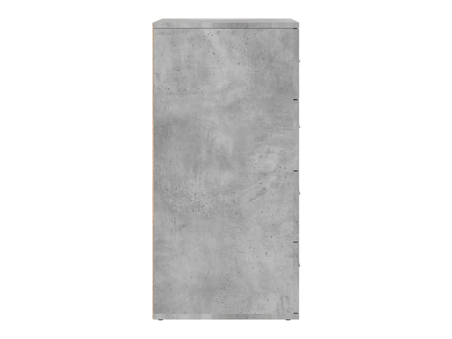 Aparador gris hormigón 60x39x80 cm madera de ingeniería