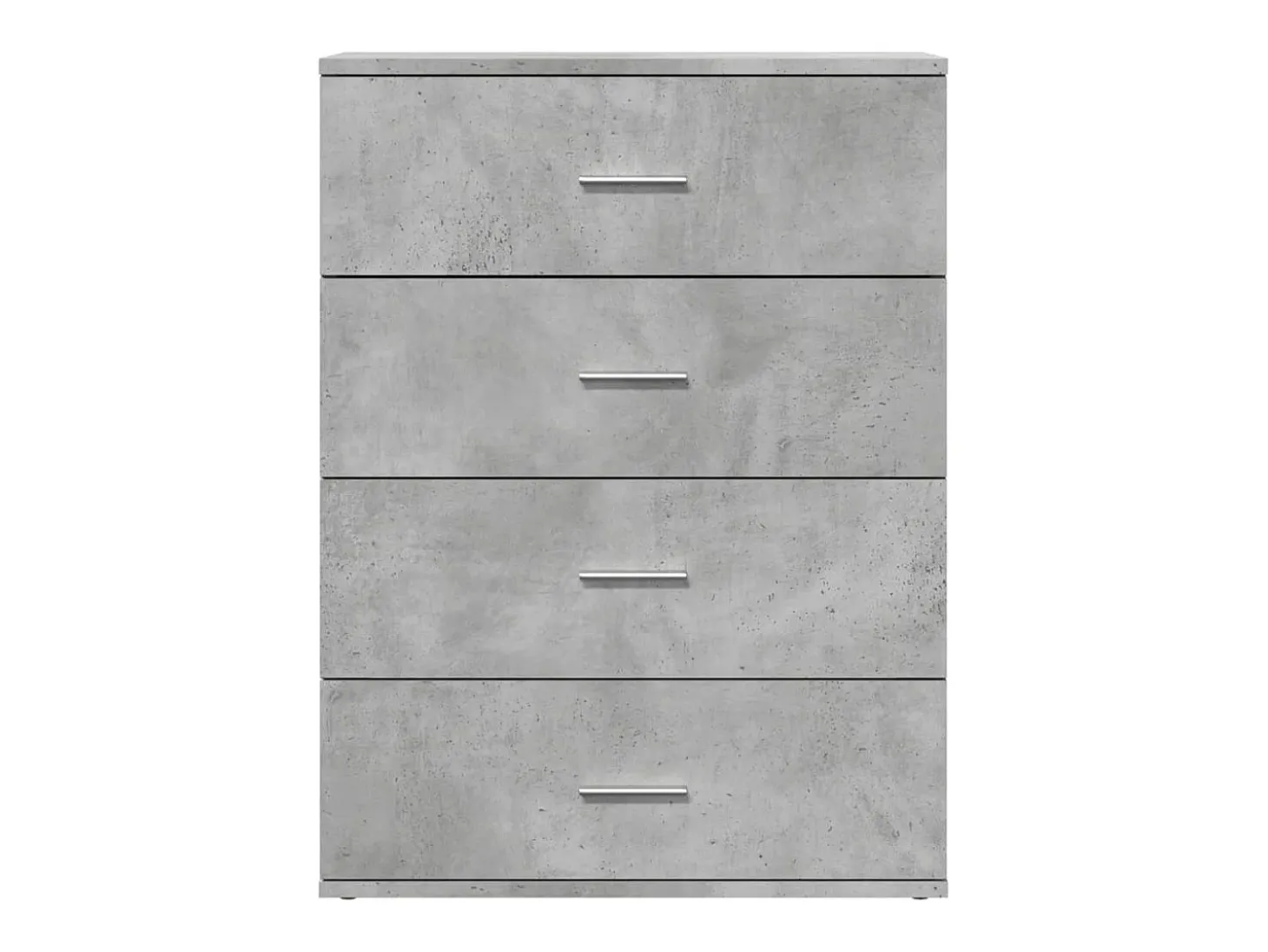 Aparador gris hormigón 60x39x80 cm madera de ingeniería