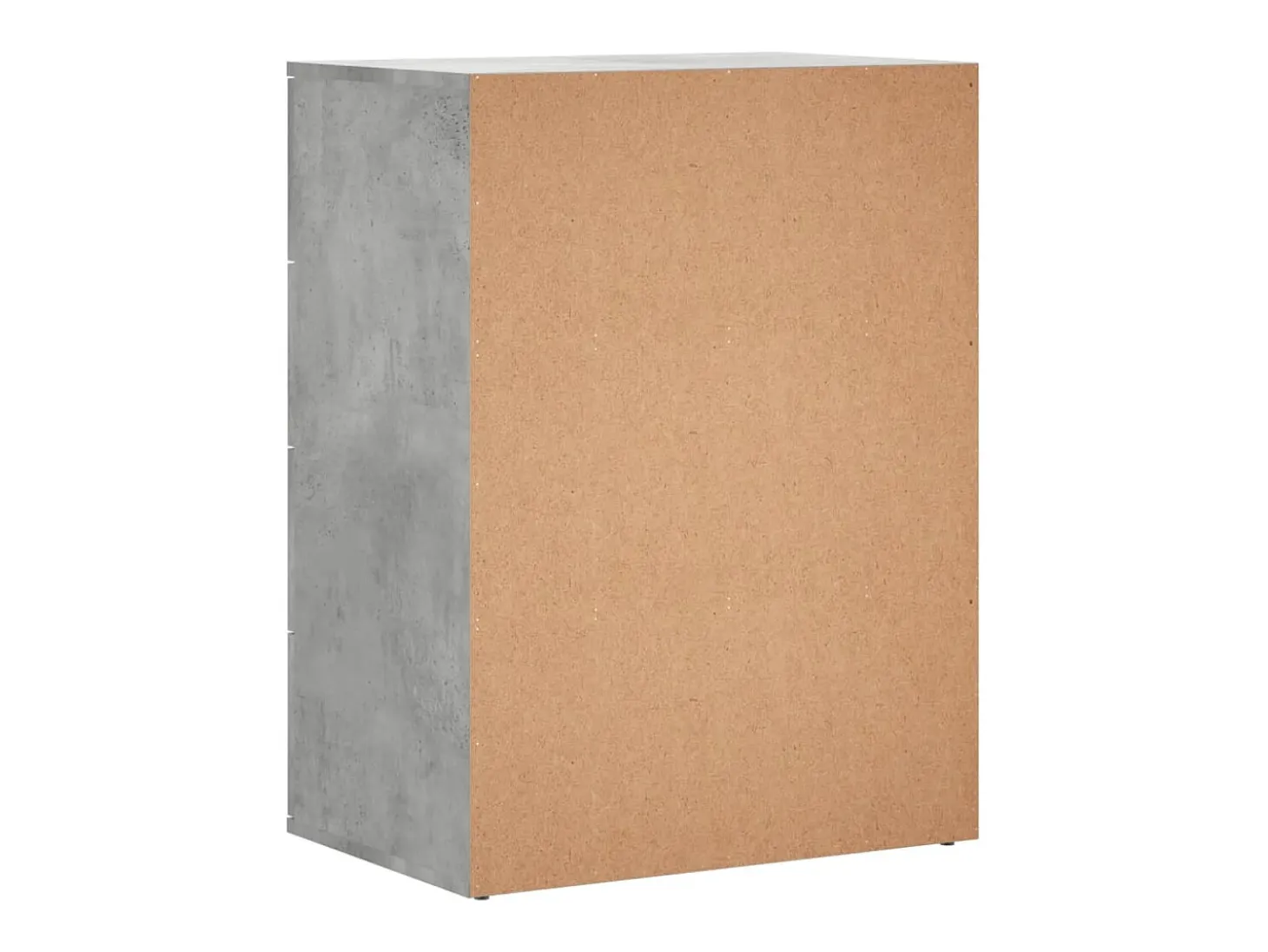 Aparador gris hormigón 60x39x80 cm madera de ingeniería