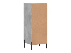 Aparador Gris Hormigón 34,5x34x90 cm Madera de Ingeniería
