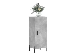 Aparador Gris Hormigón 34,5x34x90 cm Madera de Ingeniería