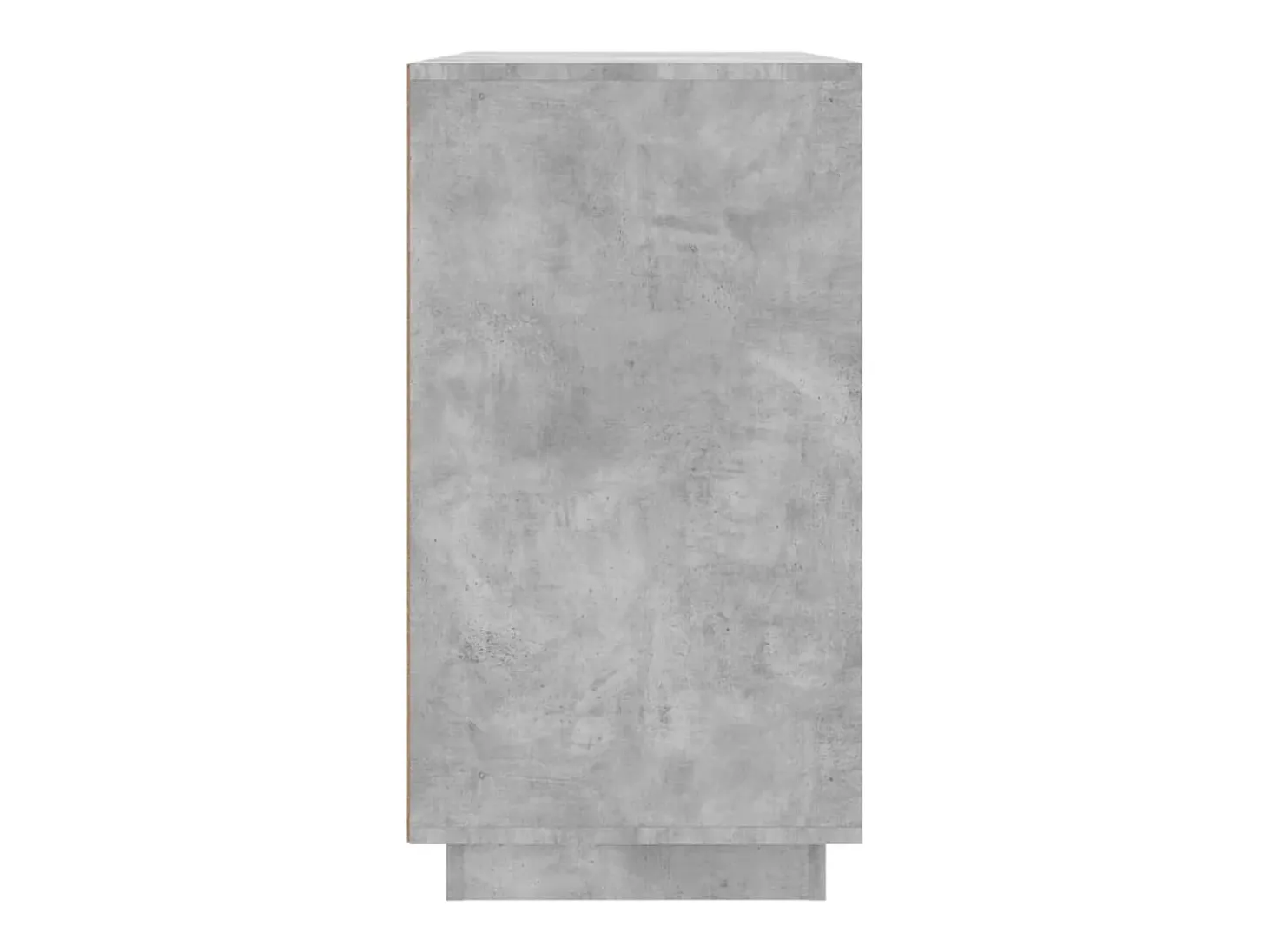 Aparador gris hormigón 80x34x75 cm madera de ingeniería