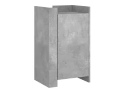 Aparador gris hormigón 45x35x75 cm Madera de ingeniería