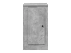 Aparador gris hormigón 37,5x35,5x67,5 cm madera de ingeniería