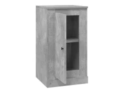 Aparador gris hormigón 37,5x35,5x67,5 cm madera de ingeniería