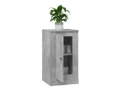 Aparador gris hormigón 37,5x35,5x67,5 cm madera de ingeniería