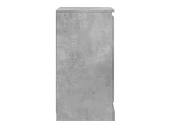 Aparador gris hormigón 37,5x35,5x67,5 cm madera de ingeniería