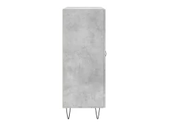 Aparador gris hormigón 69,5x34x90 cm madera de ingeniería