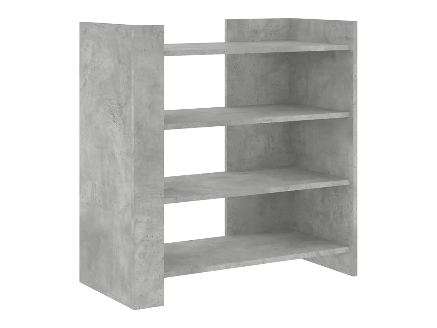 Aparador gris hormigón 73,5x35x75 cm madera de ingeniería