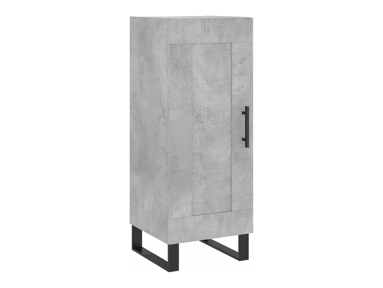 Aparador Gris Hormigón 34,5x34x90 cm Madera de Ingeniería