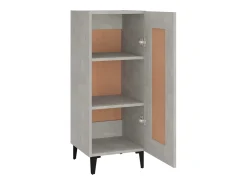 Aparador Gris Hormigón 34,5x34x90 cm Madera de Ingeniería