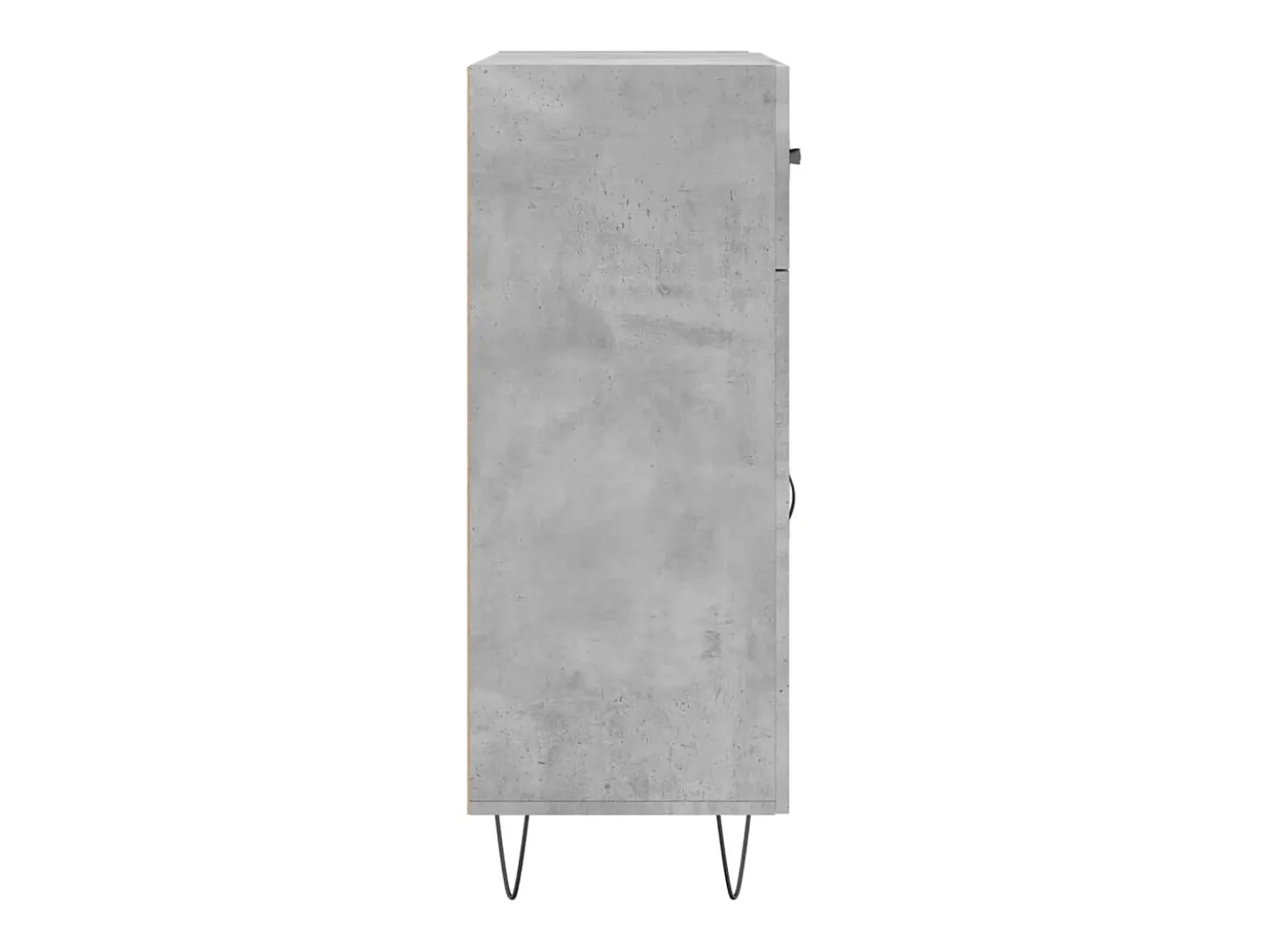 Aparador gris hormigón 69,5x34x90 cm madera de ingeniería