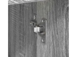 Aparador Gris sonoma 38 x 34.5 x 75 cm Madera contrachapada