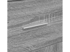 Aparador Gris sonoma 38 x 34.5 x 75 cm Madera contrachapada