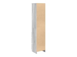 Aparador gris Sonoma 37,5x35x180 cm Madera de ingeniería