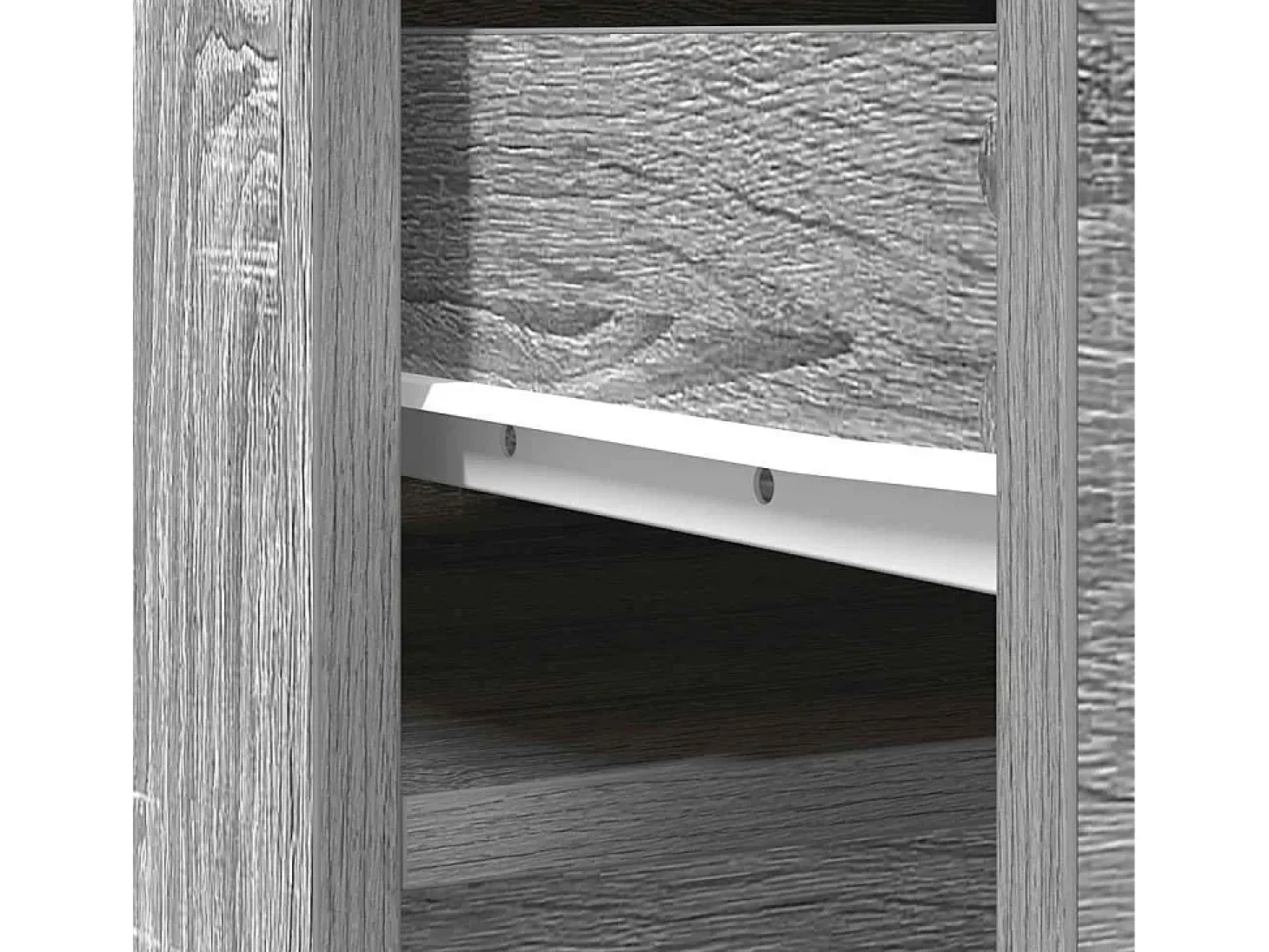 Aparador gris Sonoma 37,5x35x180 cm Madera de ingeniería