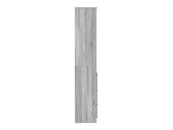 Aparador gris Sonoma 37,5x35x180 cm Madera de ingeniería