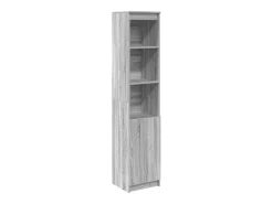 Aparador gris Sonoma 37,5x35x180 cm Madera de ingeniería