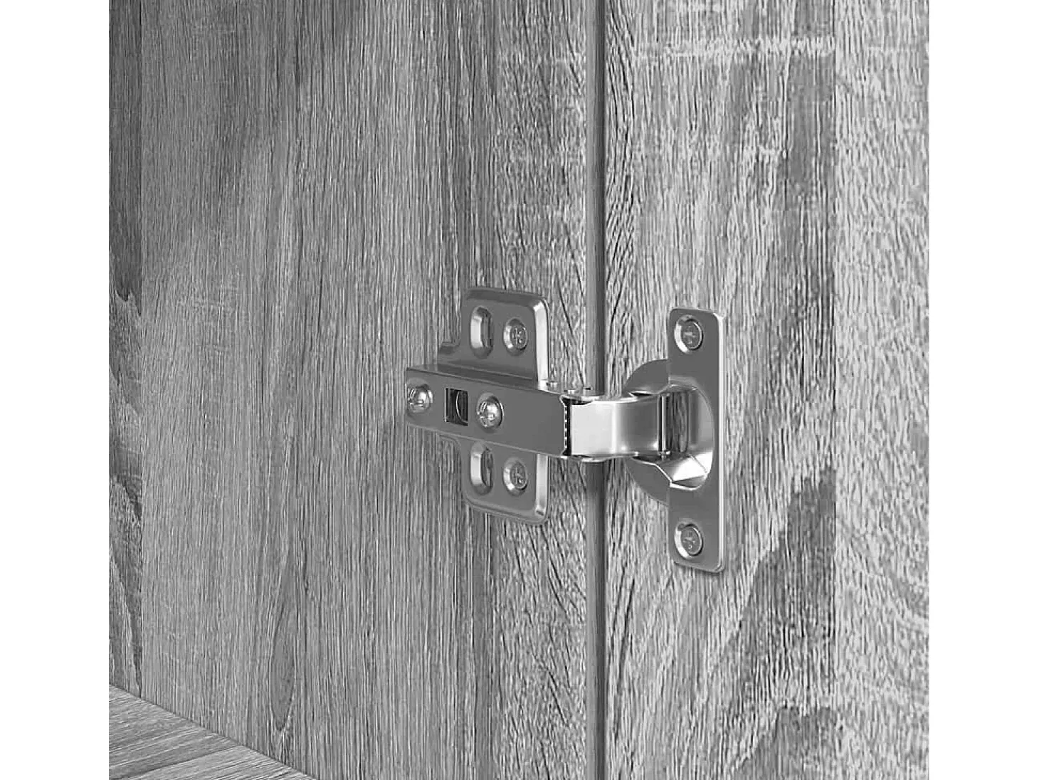 Aparador gris Sonoma 37,5x35x180 cm Madera de ingeniería