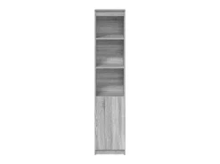 Aparador gris Sonoma 37,5x35x180 cm Madera de ingeniería