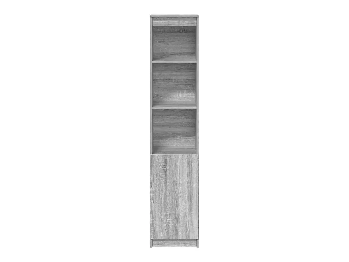 Aparador gris Sonoma 37,5x35x180 cm Madera de ingeniería