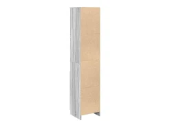 Aparador gris Sonoma 37,5x35x180 cm Madera de ingeniería