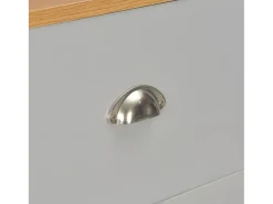 Aparador gris 112x35x81 cm