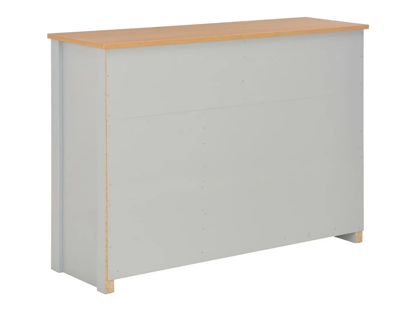 Aparador gris 112x35x81 cm