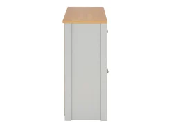 Aparador gris 112x35x81 cm