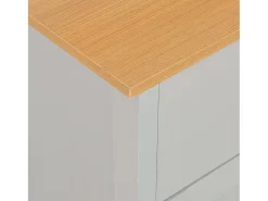 Aparador gris 112x35x81 cm