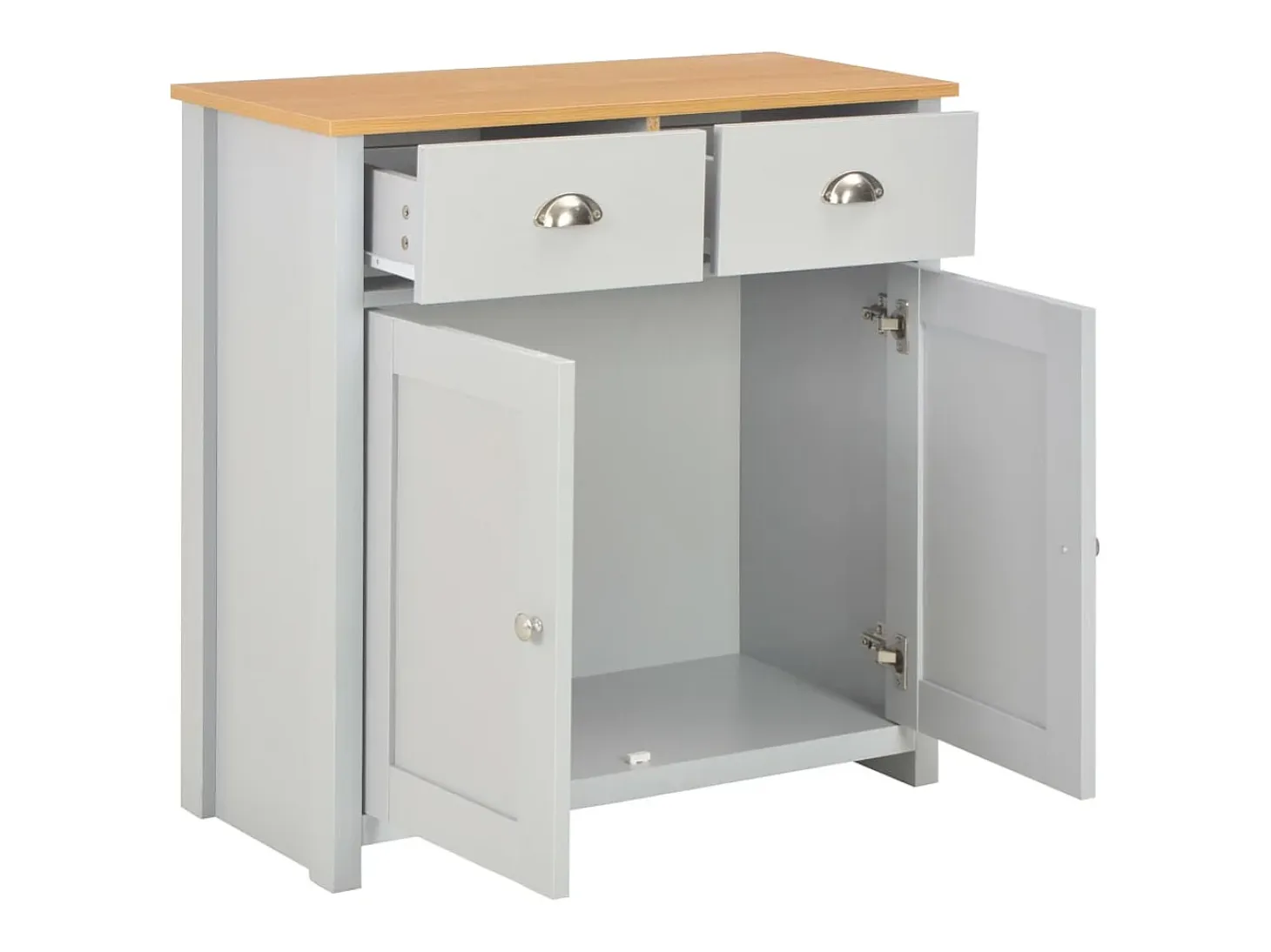 Aparador gris 79x35x81 cm ES909749