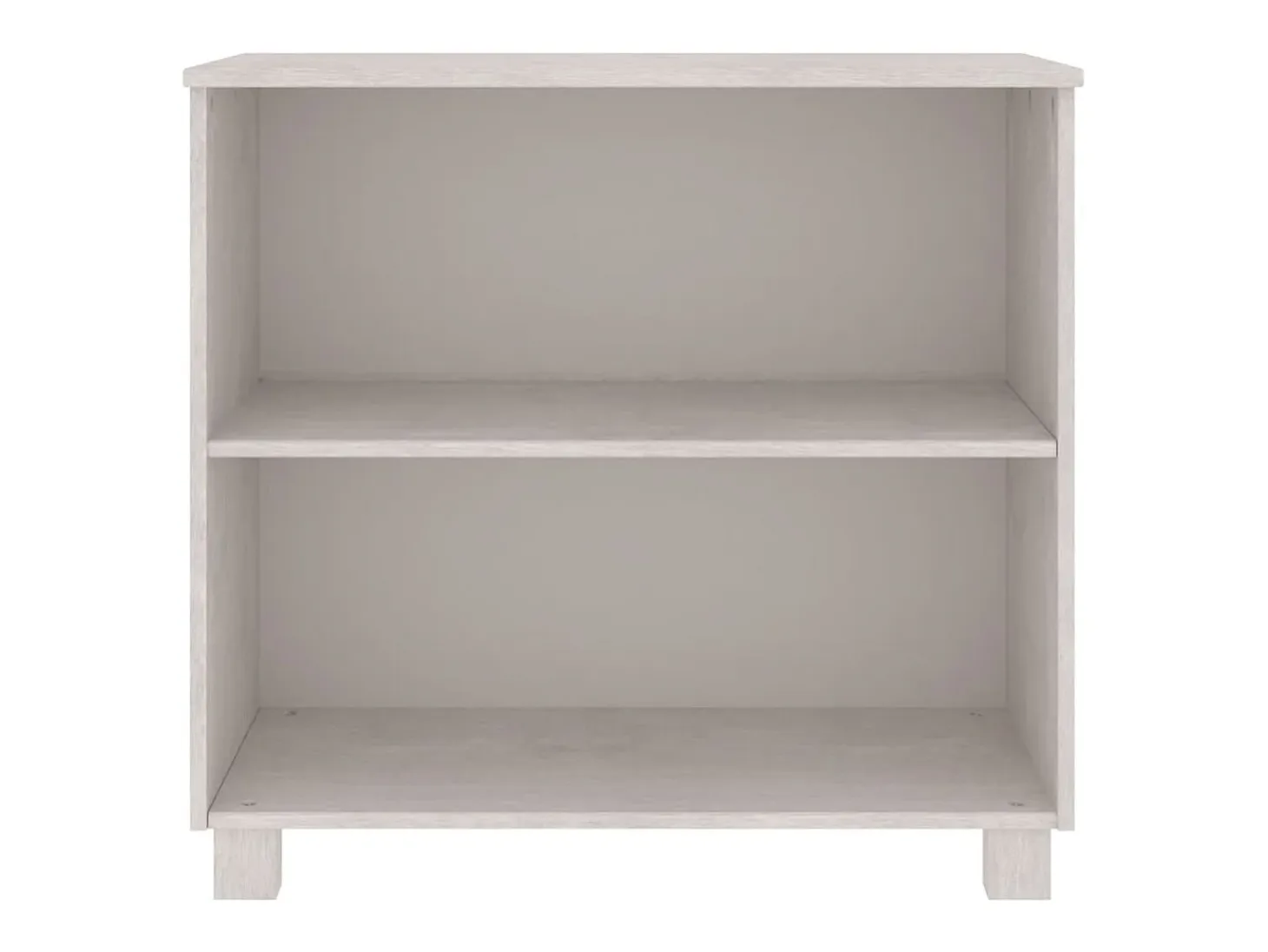 Aparador HAMAR Blanco 85x35x80 cm Madera Maciza de Pino