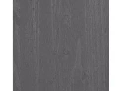Aparador HAMAR Gris Claro 85x35x80 cm Madera Maciza de Pino