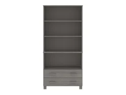 Aparador HAMAR madera de pino maciza gris claro ES73978