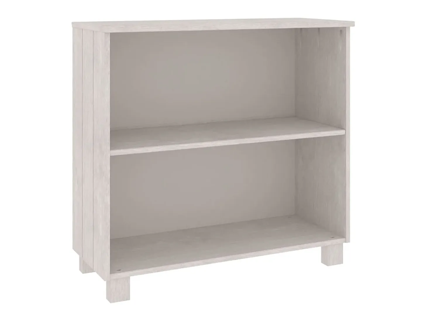 Aparador HAMAR madera maciza de pino blanca 85x35x80 cm ES46546