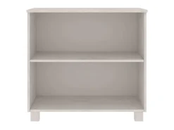 Aparador HAMAR madera maciza de pino blanca 85x35x80 cm ES46546