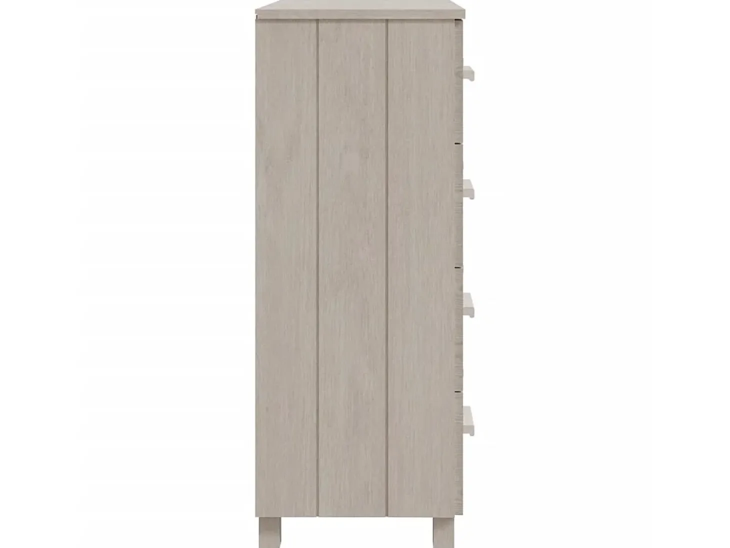 Aparador HAMAR madera maciza de pino blanco 79x40x103,5 cm ES77432