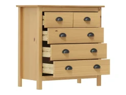 Aparador Hill 79x40x80 cm Madera Maciza de Pino