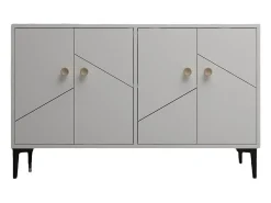 Aparador Kailua 1958, Blanco, 75x120x30cm, Aglomerado laminado