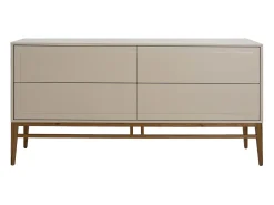 Aparador madera beige y nogal 3074 ANGEL CERDA