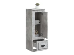 Aparador madera contrachapada gris hormigón 36x35,5x103,5 cm ES175434
