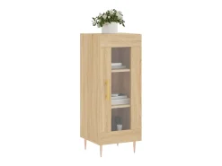Aparador madera contrachapada color roble Sonoma 34,5x34x90 cm