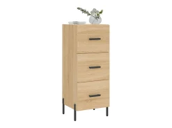 Aparador madera contrachapada color roble Sonoma 34,5x34x90 cm ES51436