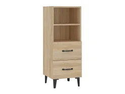 Aparador madera contrachapada color roble Sonoma 34,5x34x90 cm ES79269